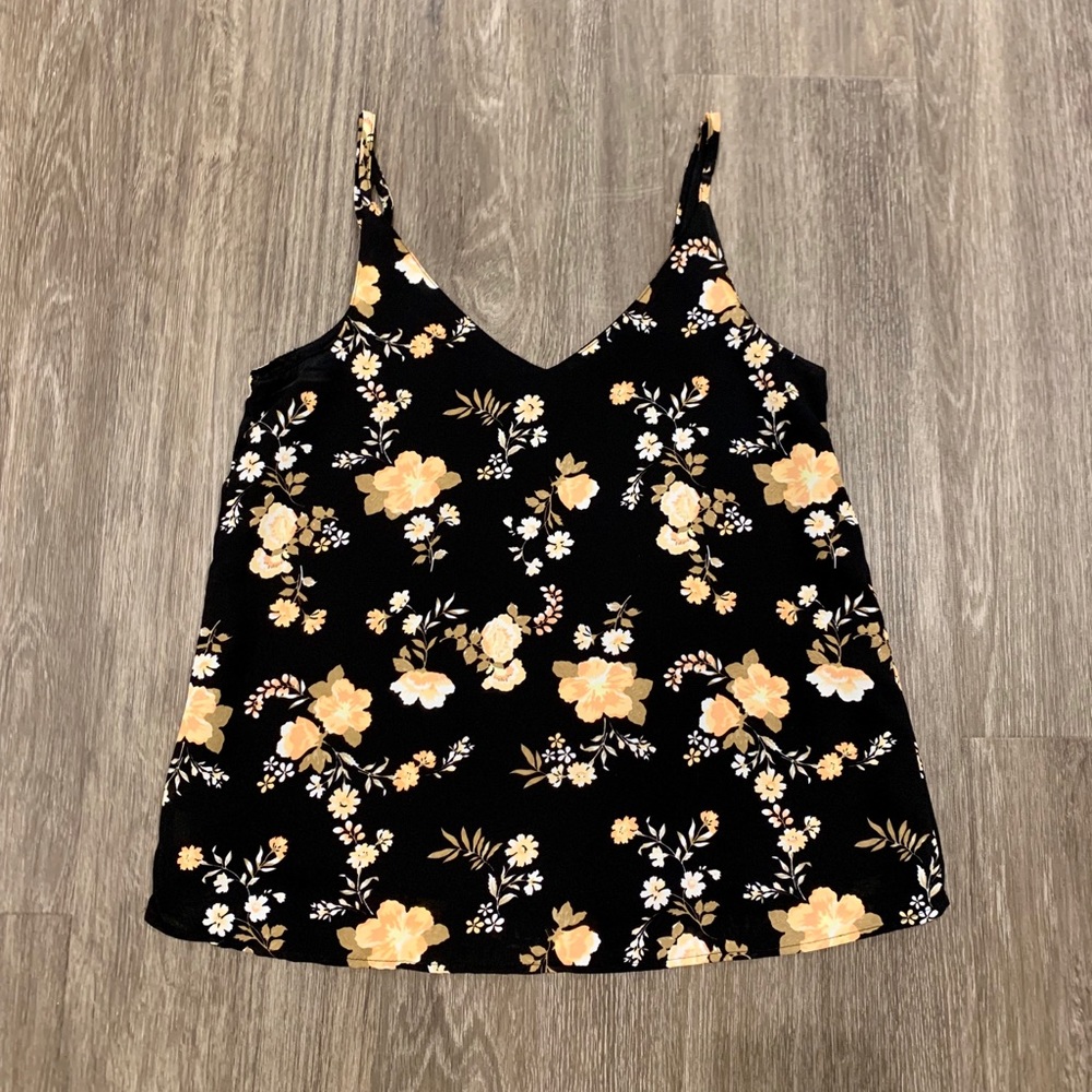 Cotton On Black Floral Astrid Cami